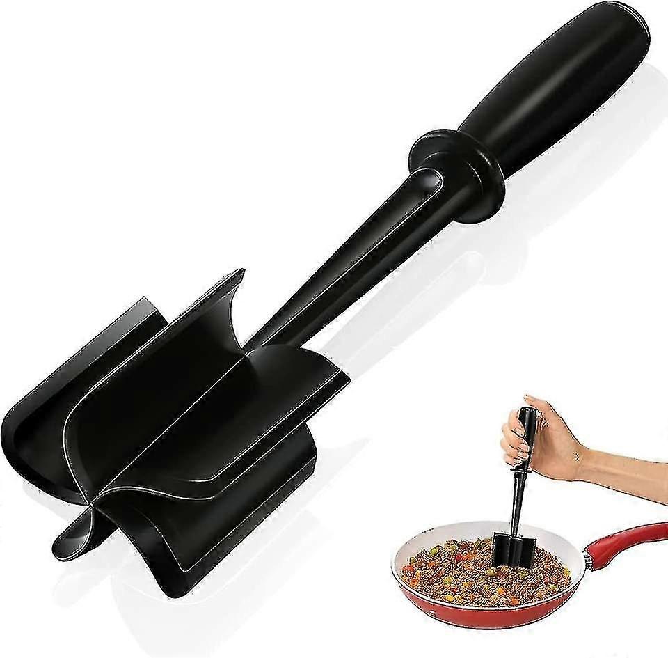 Meat Chopper, Hamburger Chopper, Premium Heat Resistant Masher And Smasher For Hamburger Meat, Ground Beef, Ground Turkey And More, Nylon Ground Beef