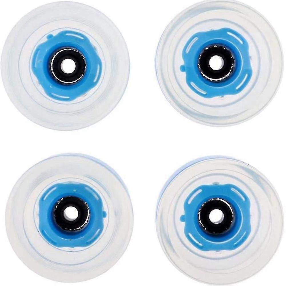 4 pcs skateboard wheels with bearings, 60mmx45mm glow in wheels,blue