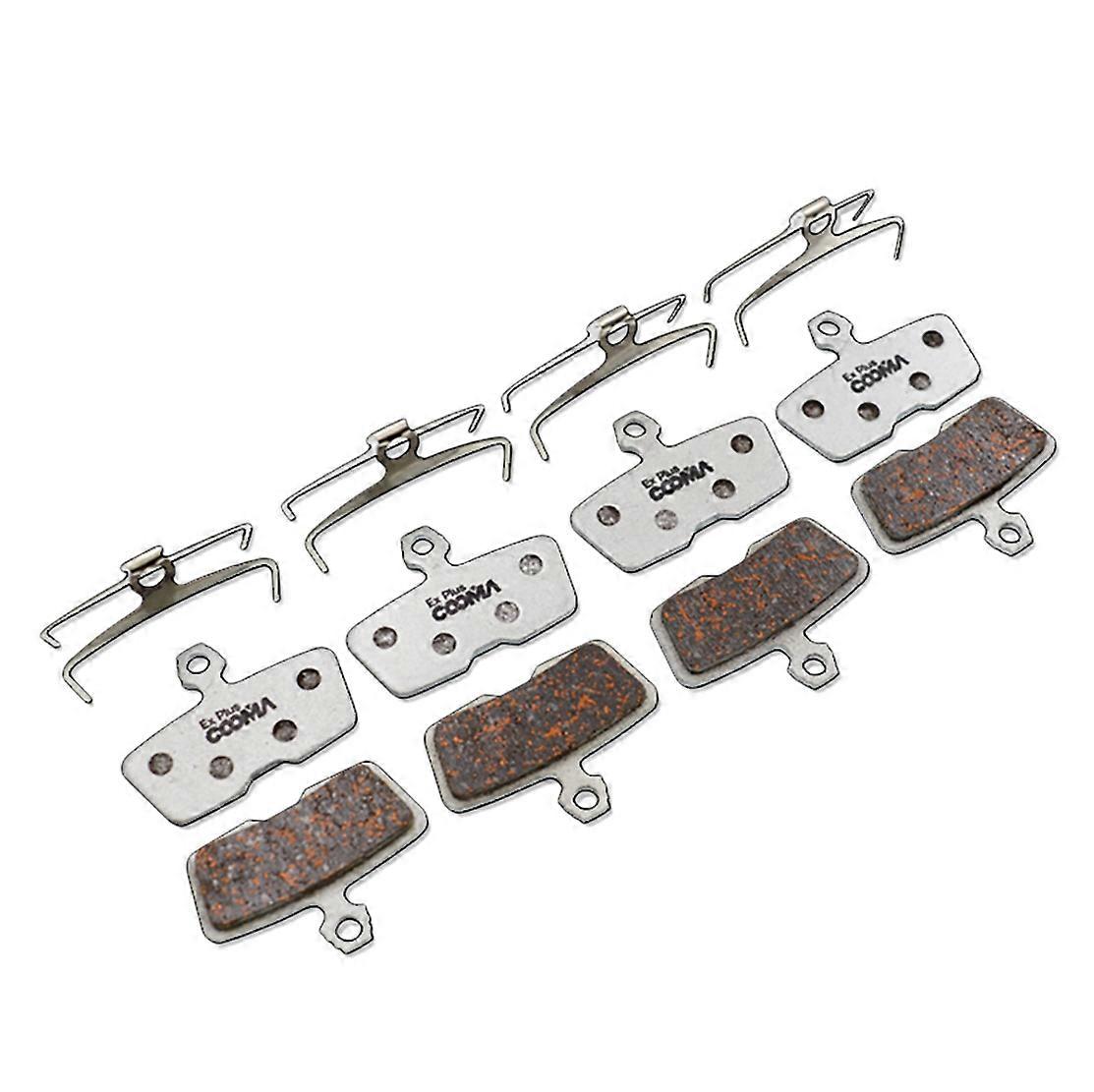 4 Pairs Ex Plus Bicycle Disc Brake Pads for AVID SRAM Code 2011+Code R Guide RE Disc Brake,Alu-All