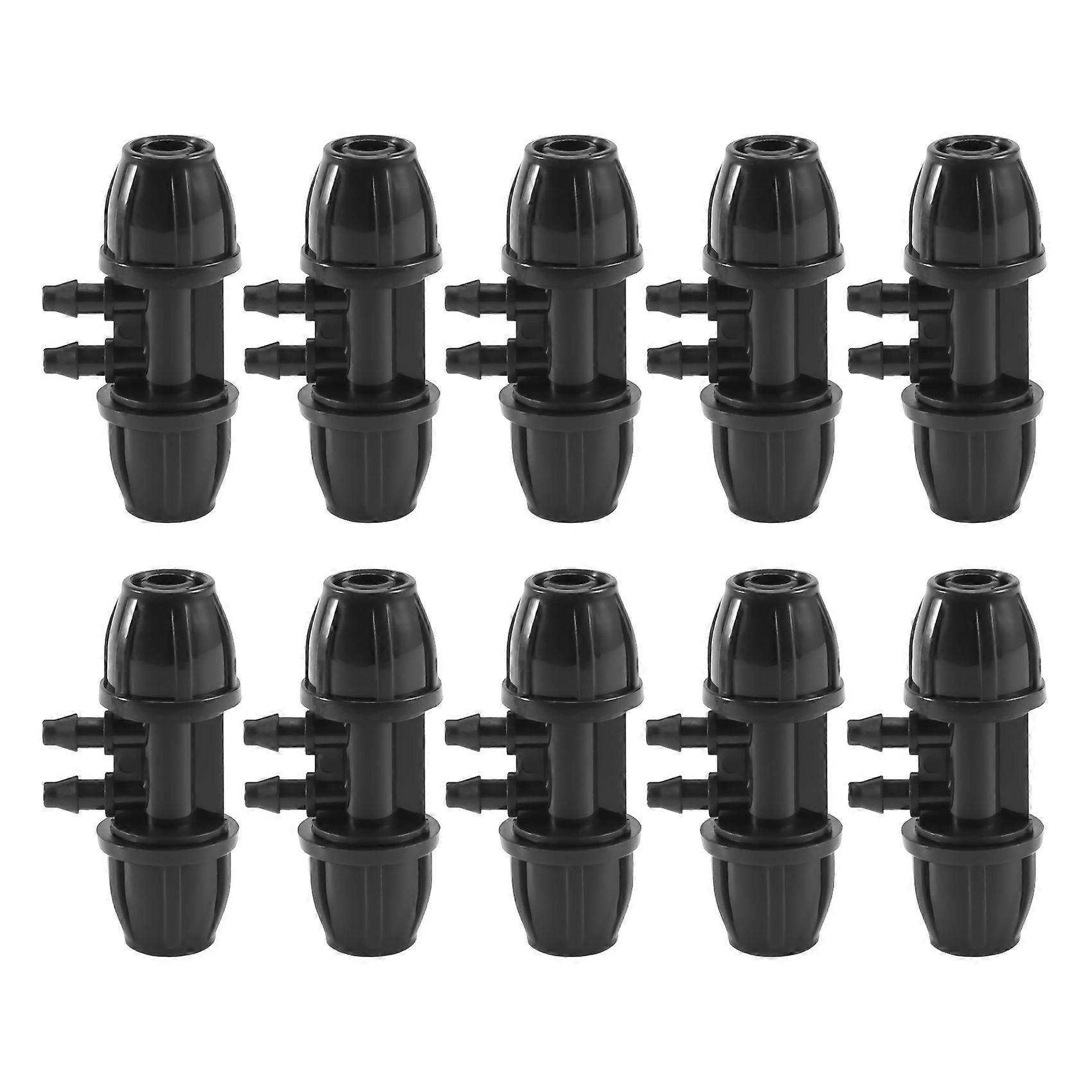 10 Pcs/Pack 11/8 Inch To 7/4 Inch Hose Connector Mini Irrigation Tubing Drip Irrigator Garden And W