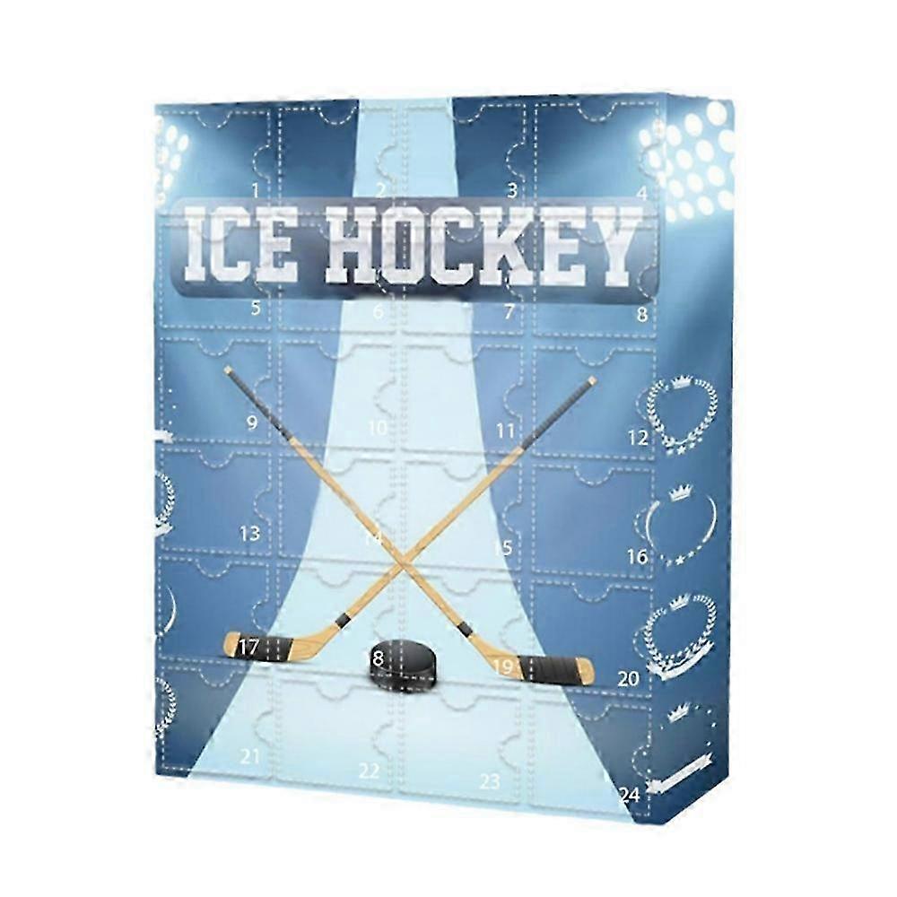 تقويم مجيء الهوكي 2024 - التقويم الذي يحتوي على 24 بابا صغيرا ، عطلة العد التنازلي لمدة 24 يوما