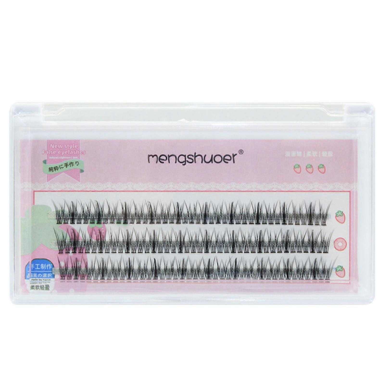 Fish Tail False Lahses Thick Natural Individual False Eyelashes Fake Eye Lashes