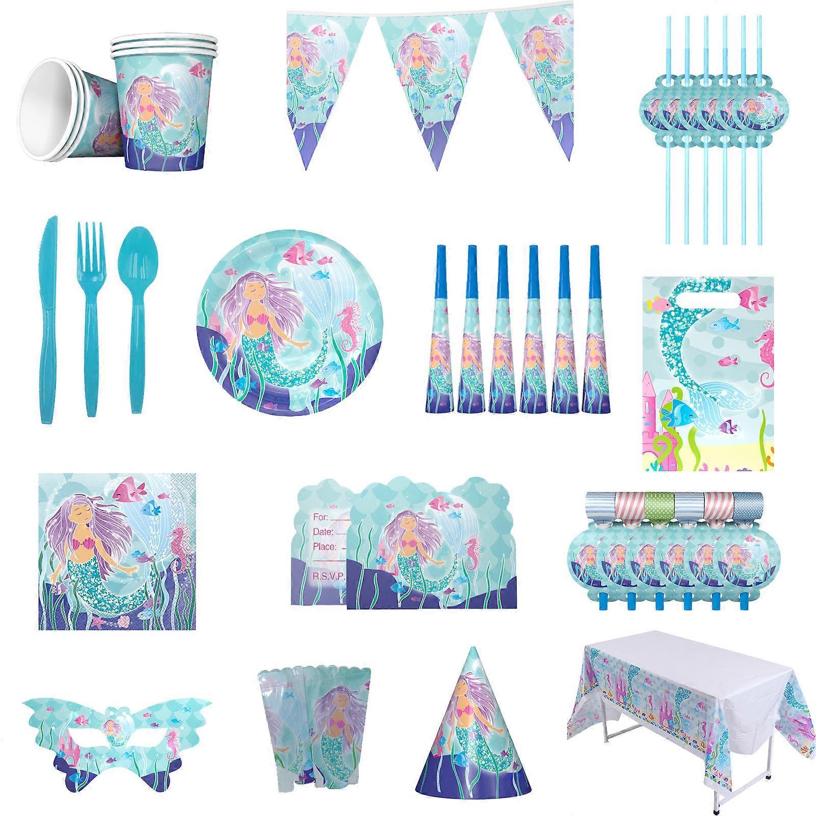 Party Tableware Supplies Set Disposable Party Dinnerware Party Ideas Decoration