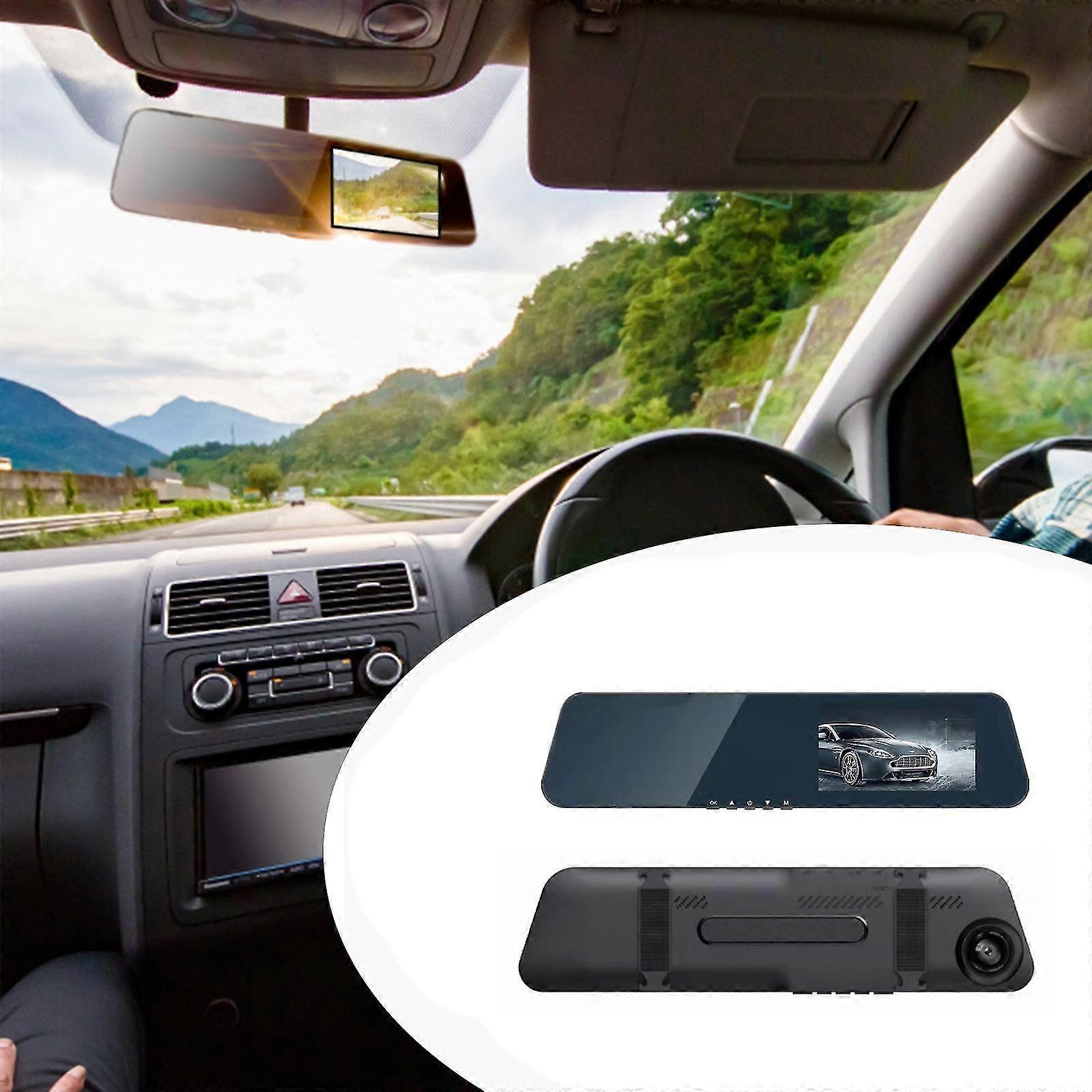 Dash Cam Backup Camera12 Inch, Hd1080p Camera View For Cars Trucks, And View Dual Cameras, Vis, Par