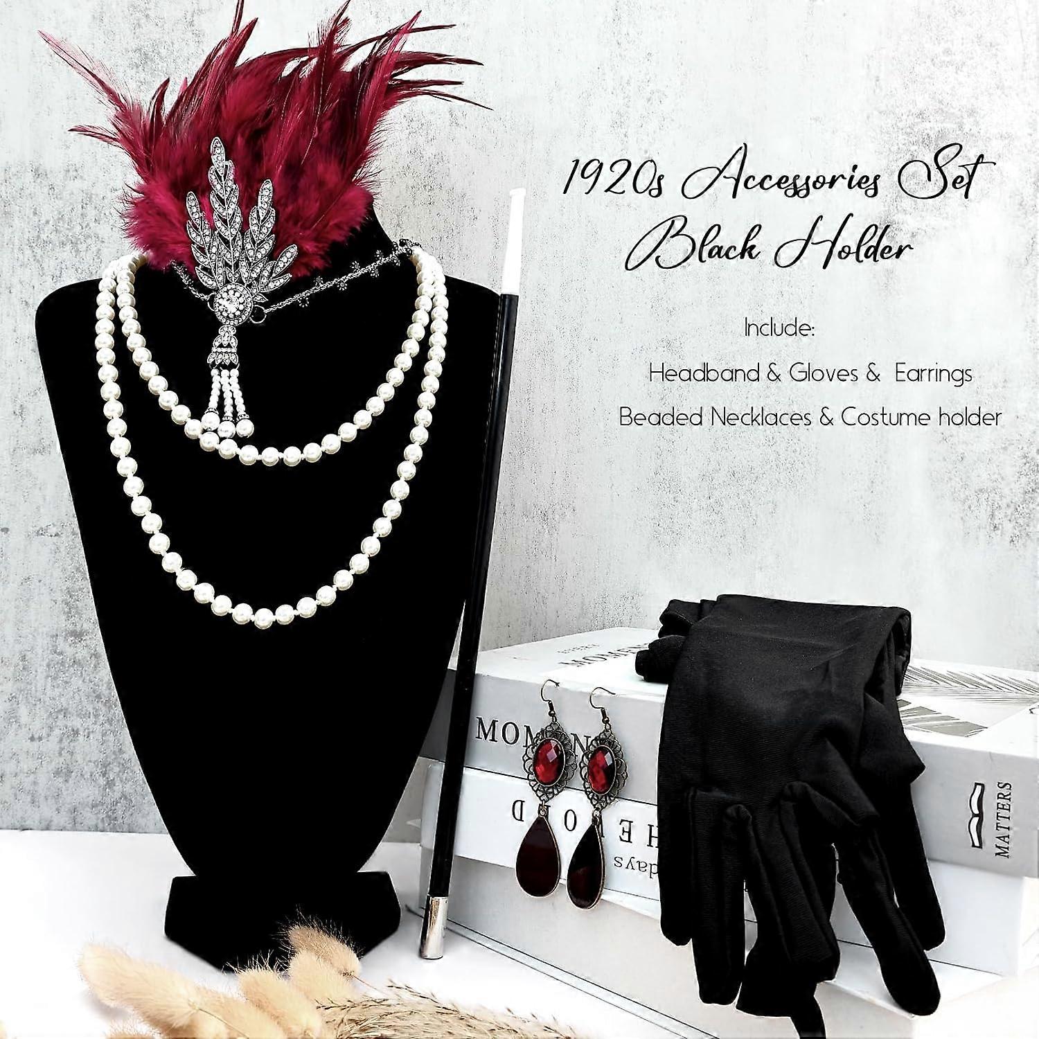1920s Accessories for Women 1920s Flapper Gatsby Costume Accessories Set