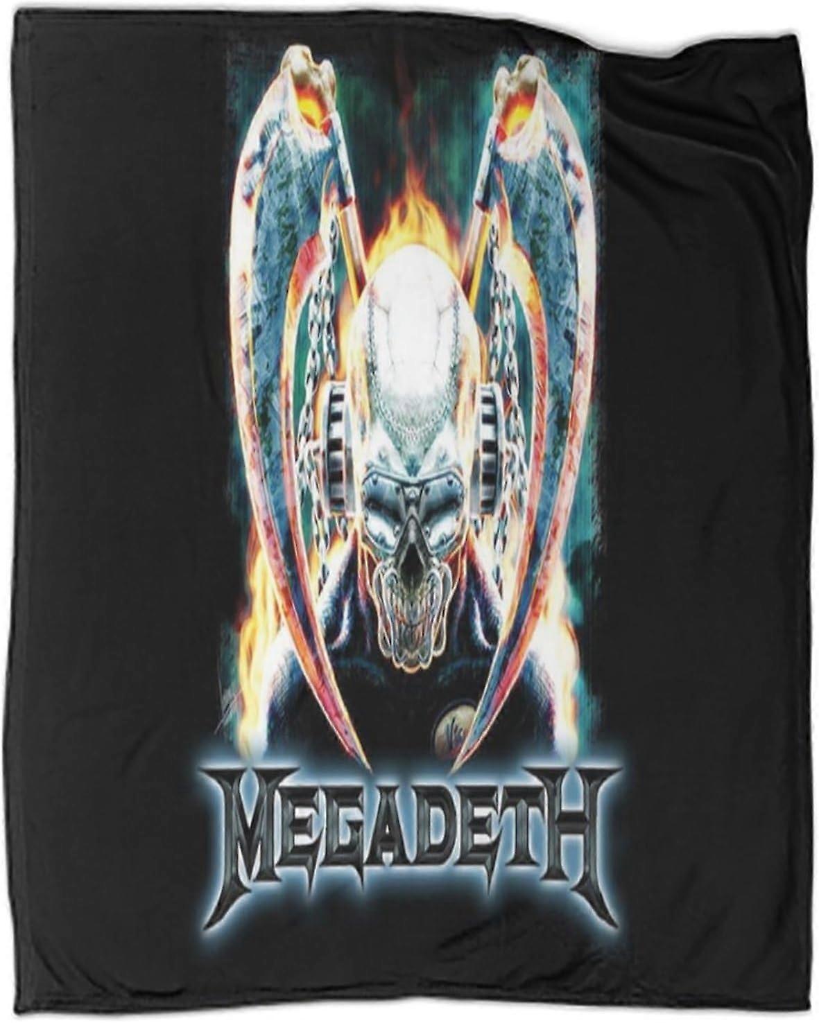 Fernsehsofa Flanell Decke Überwurf, 3D Heavy Metal Print Decke Mikrofaser Soft Throw Decke Leichte flauschige warme bequeme PlüschdeckeSXCD-578