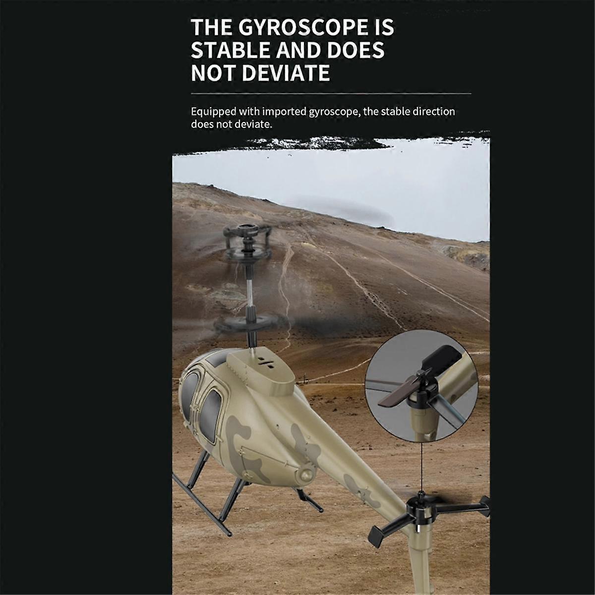 3.5CH RC Helicopter 6-Axis Gyro Stabilized Altitude Hold Remote Control Aircraft Hobby Toys for Beg