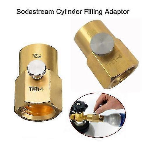 Tr21-4 To Cga320/w21.8 Soda Makes Cylinder Application Adapter Tank Connection K