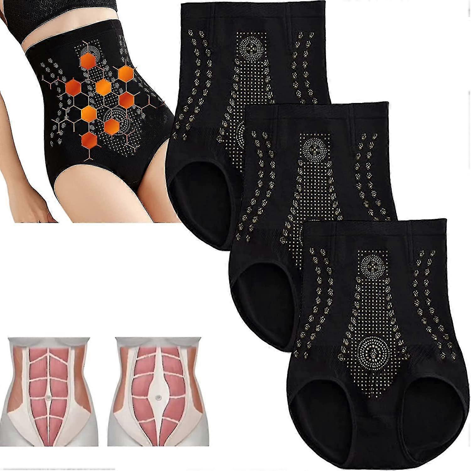 3buc Ioni Tech unice fibre restaurare Shaper, grafen fagure de miere vaginale strângere & corp Modelarea Briefs Fz5