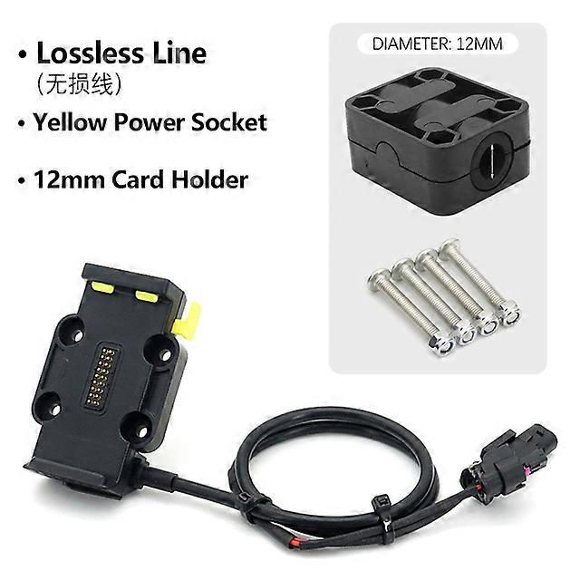 Phone Navigation Bracket Power Supply Wireless Charing 12mm/16mm/22mm Roll Bar Base For BMW R1250GS ADV R1200GS S1000XR F750GS