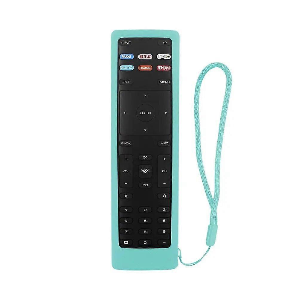 Remote Control Case Fit for Vizio XRT136 Smart TV Remote Skin-Friendly Shockproof Silicone Cover Washable Anti-Lost with Loop