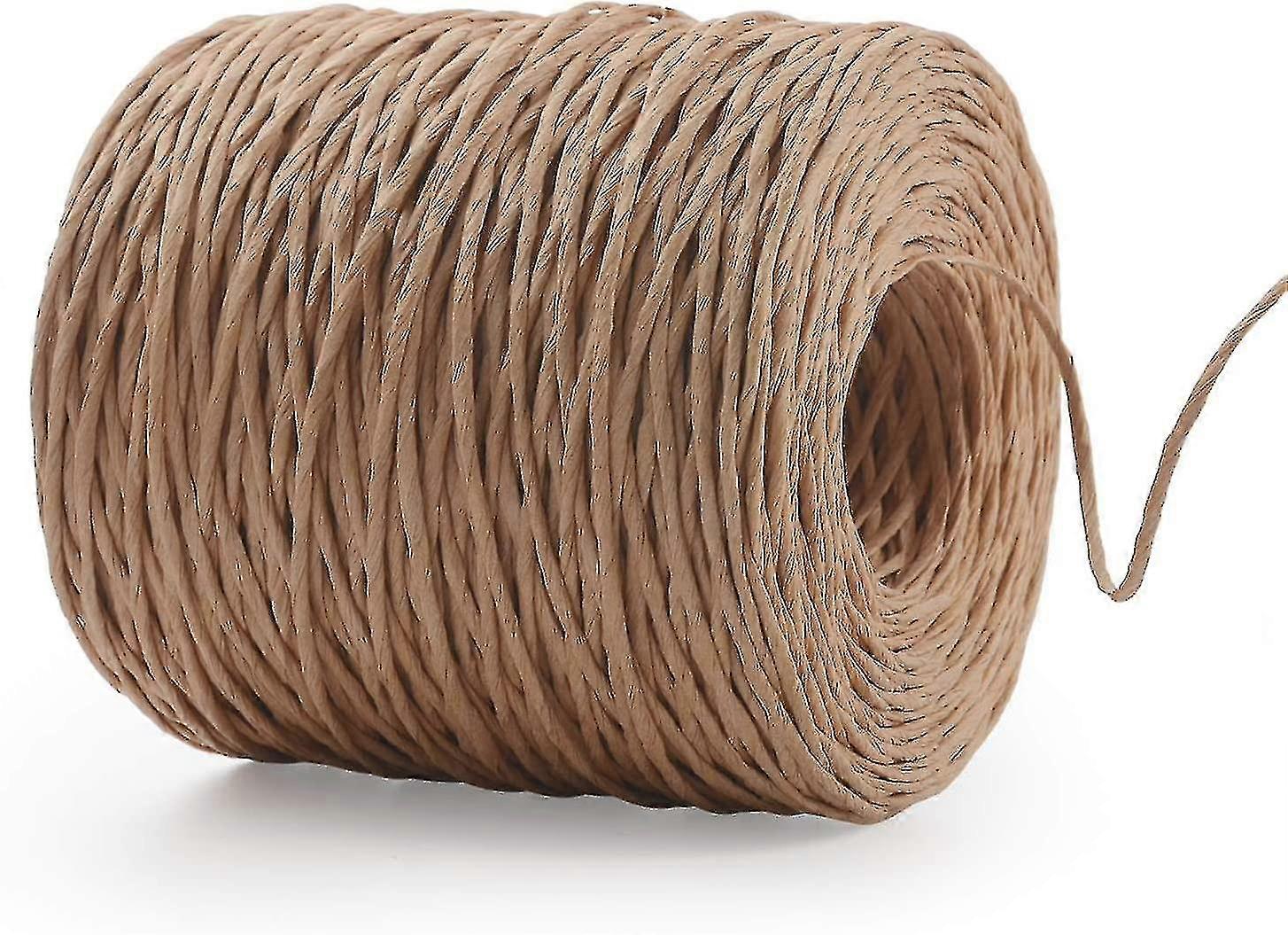 200m Paper Cord, Paper Wire, Natural, Paper Cord, Natural Decorative Wire