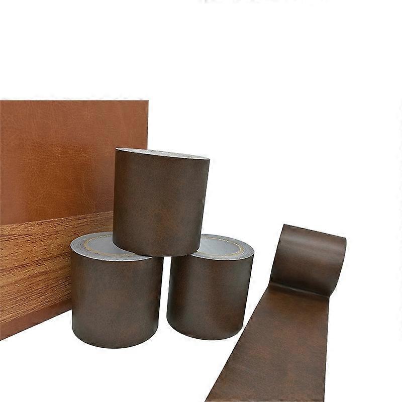 Selvklæbende Fix Patch Læder Træ Grain Tape Sofa Møbler Baseboard