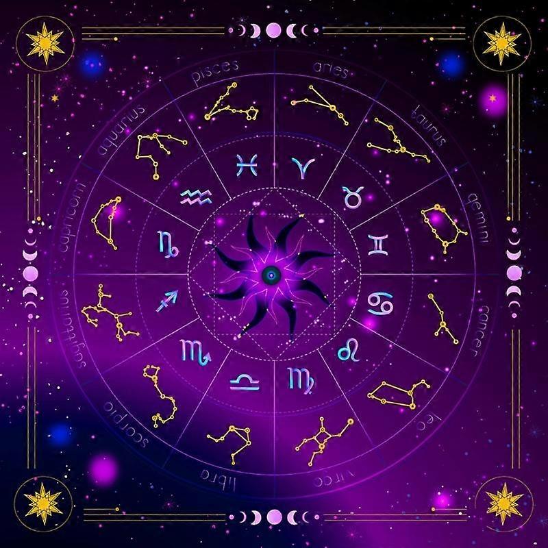 Jeu de société Pad Tarot Nappe Rune Divination Autel Patch Table Couverture