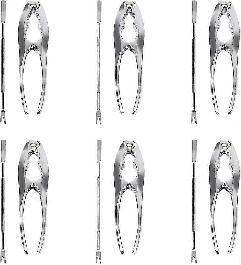 12 Pieces Of Seafood Nut Crackers With Seafood Forks Set For Lobster Crab Mussel