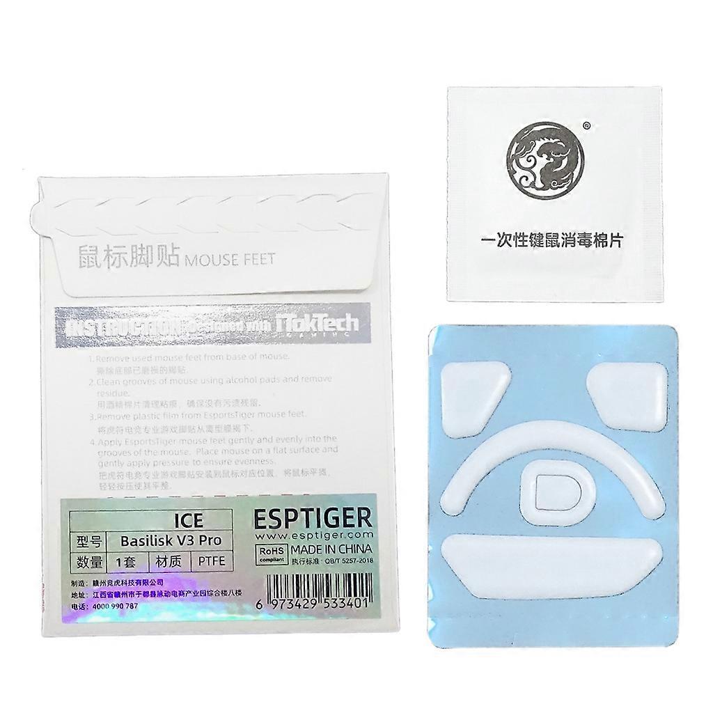 Esportstiger Mouse Skates ICE Version Mouse Feet Pad For Razer Basilisk V3 Pro