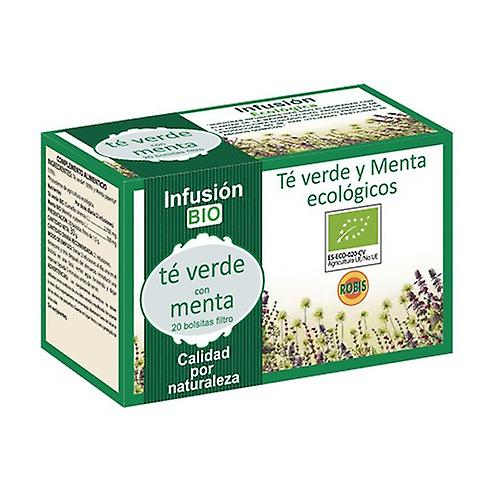 Green Tea with Organic Mint 20 packets