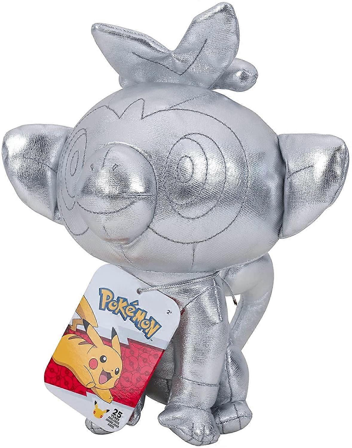Pokemon - 25th Celebration 8 Inch Silver Grookey Plush Toy