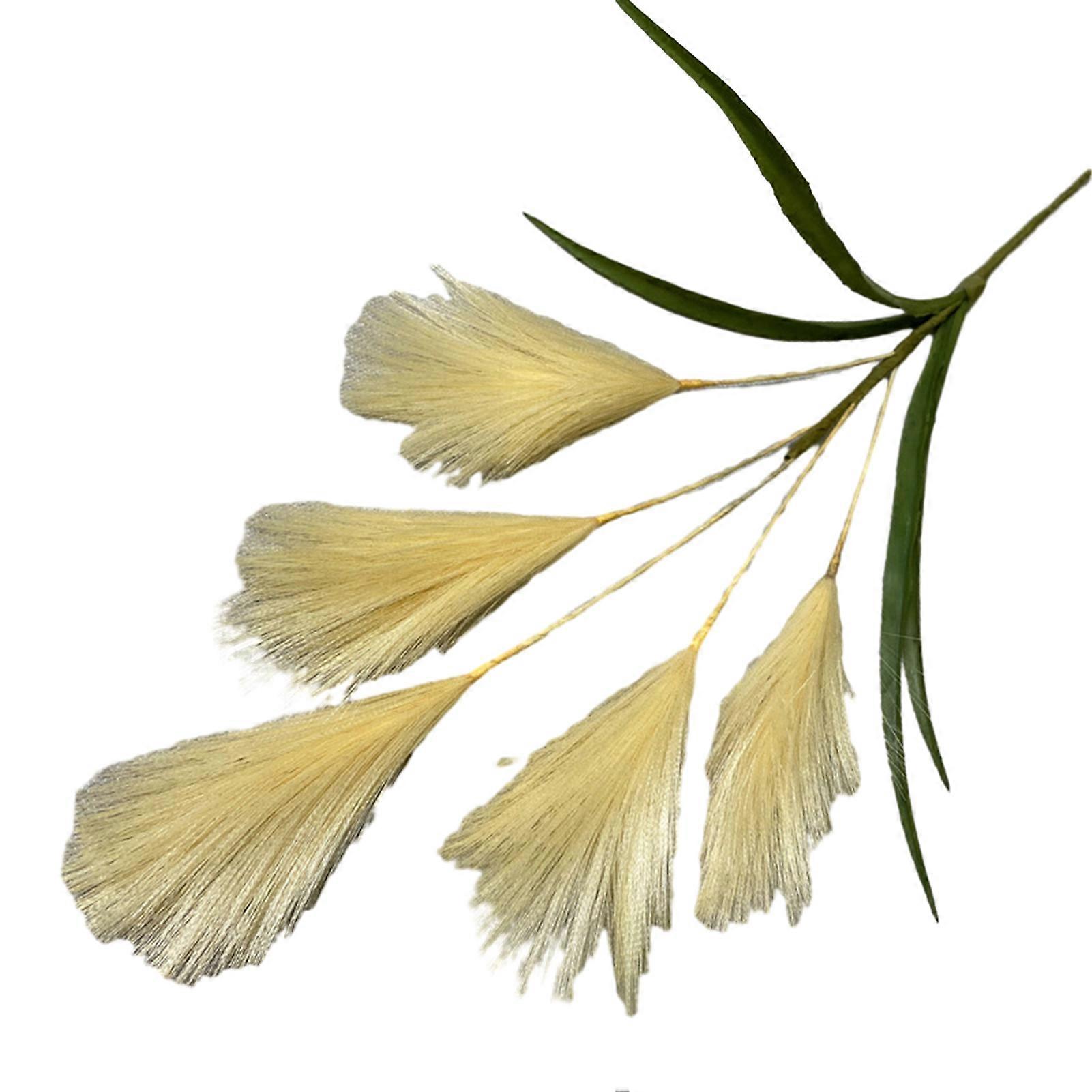 Pampas Grass Artificial Flowers Bohemian Style Realistic Non-fading Fluffy Simulation Faux Pampas Arrangements for Wedding Home Decoration