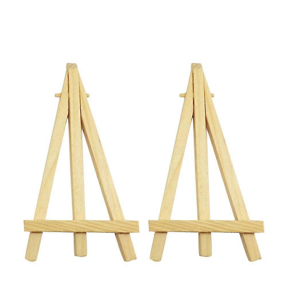4pcs Small Tabletop Wood Display Artist A-frame Easel Photo Frame Bracket Photo Painting Triangle Easel-small Size