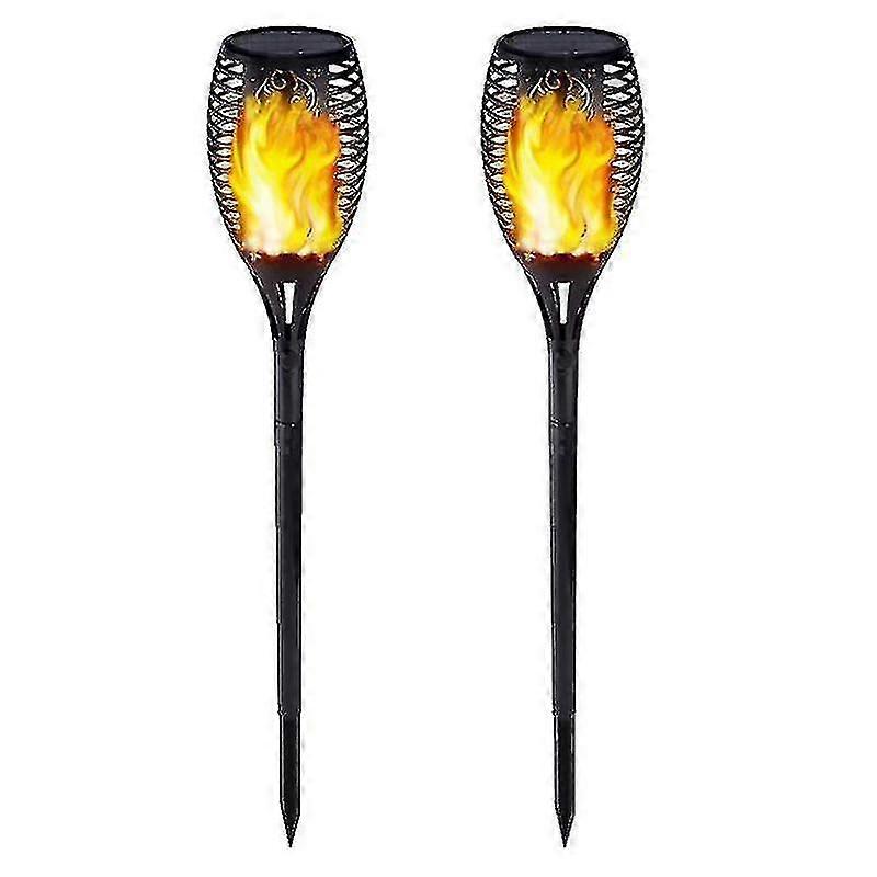 12led Solar Torch Lights Waterproof Flickering Flame Solar Lantern