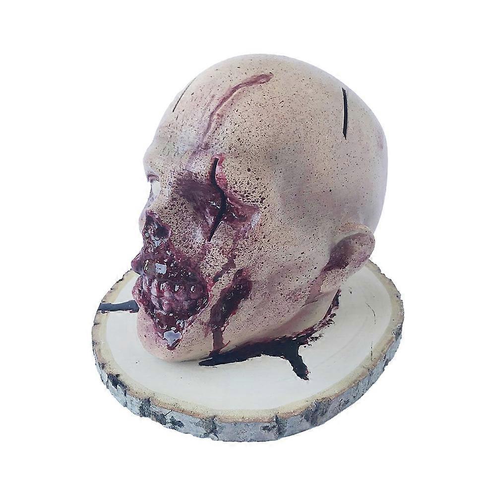 Skull Head Kitchen Storage Holders Halloween Knife Block Holder Rack For Cutlery Display