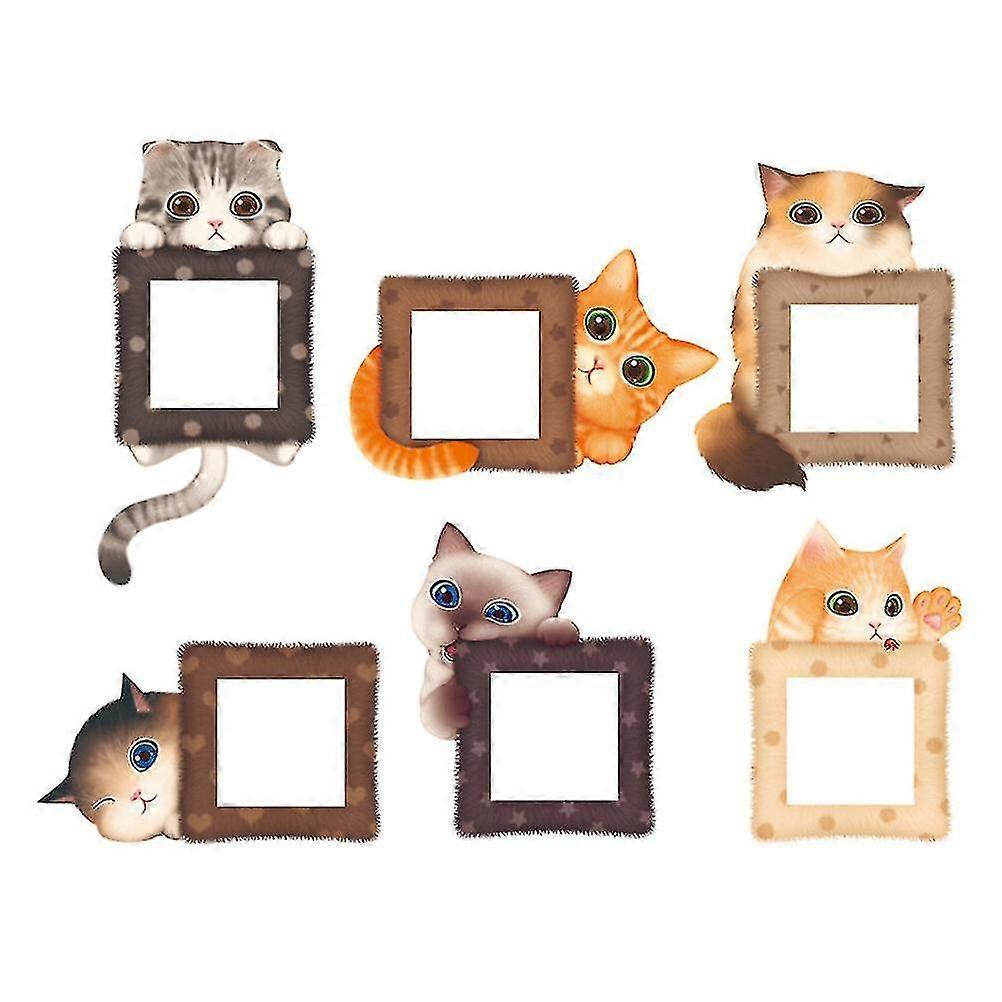 1 Sheet Cat Pattern Wall Decals Socket Decals Diy Wall Socket Stickers Home Wall Decorations