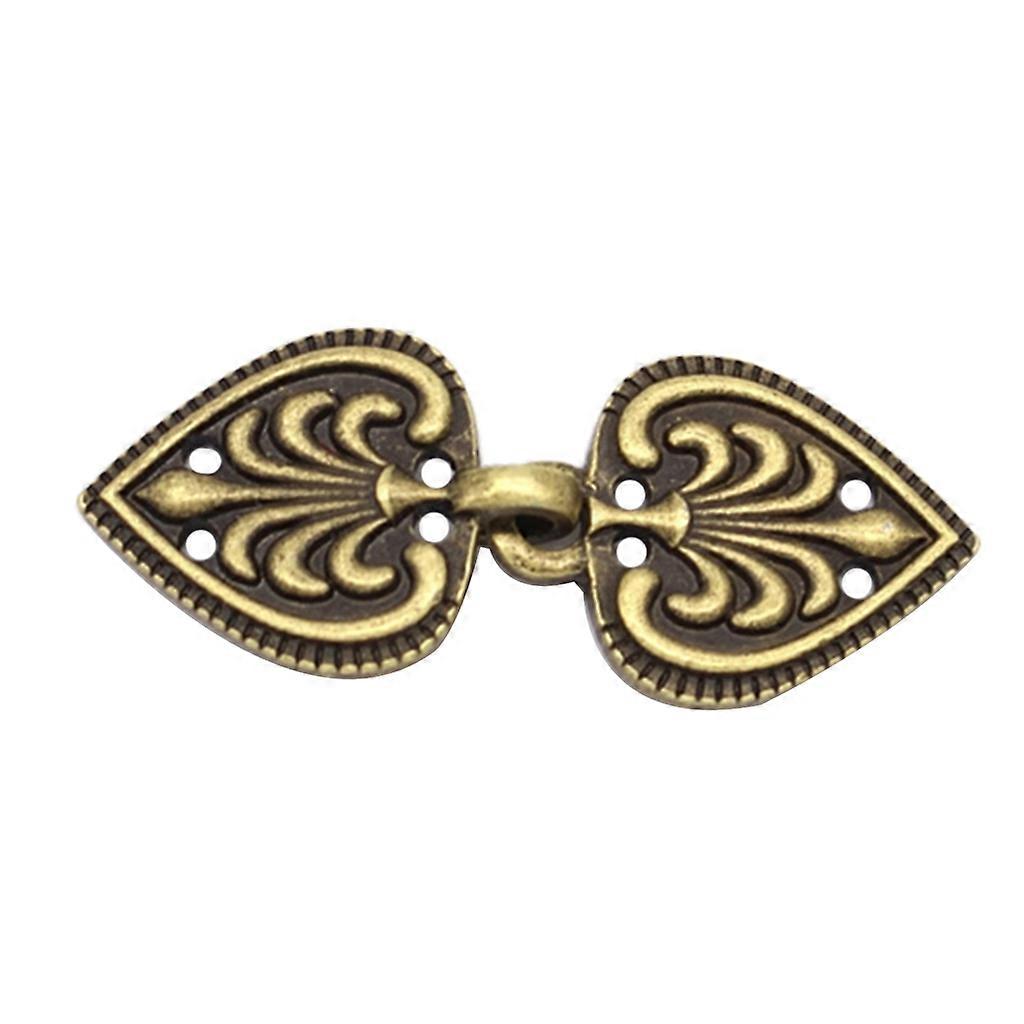 Par Coser Botones de Cárdigan Corazón de Bronce