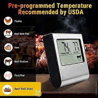 ThermoPro TP-16 Large LCD Digital Cooking Food Meat Smoker Oven Kitchen ...