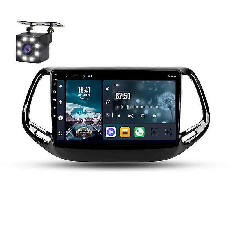 Car Radio Multimedia For Jeep Compass 2 MP 2016 - 2018 Video Carplay Navigation GPS