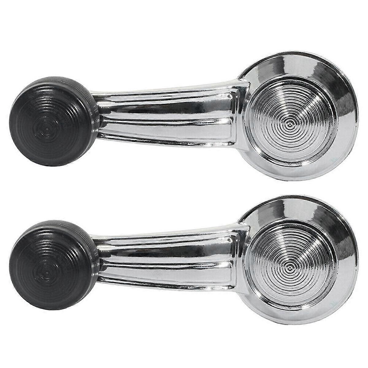 1 Pair Set Chrome Door Window Crank Handle for Olds 1732326 20348200