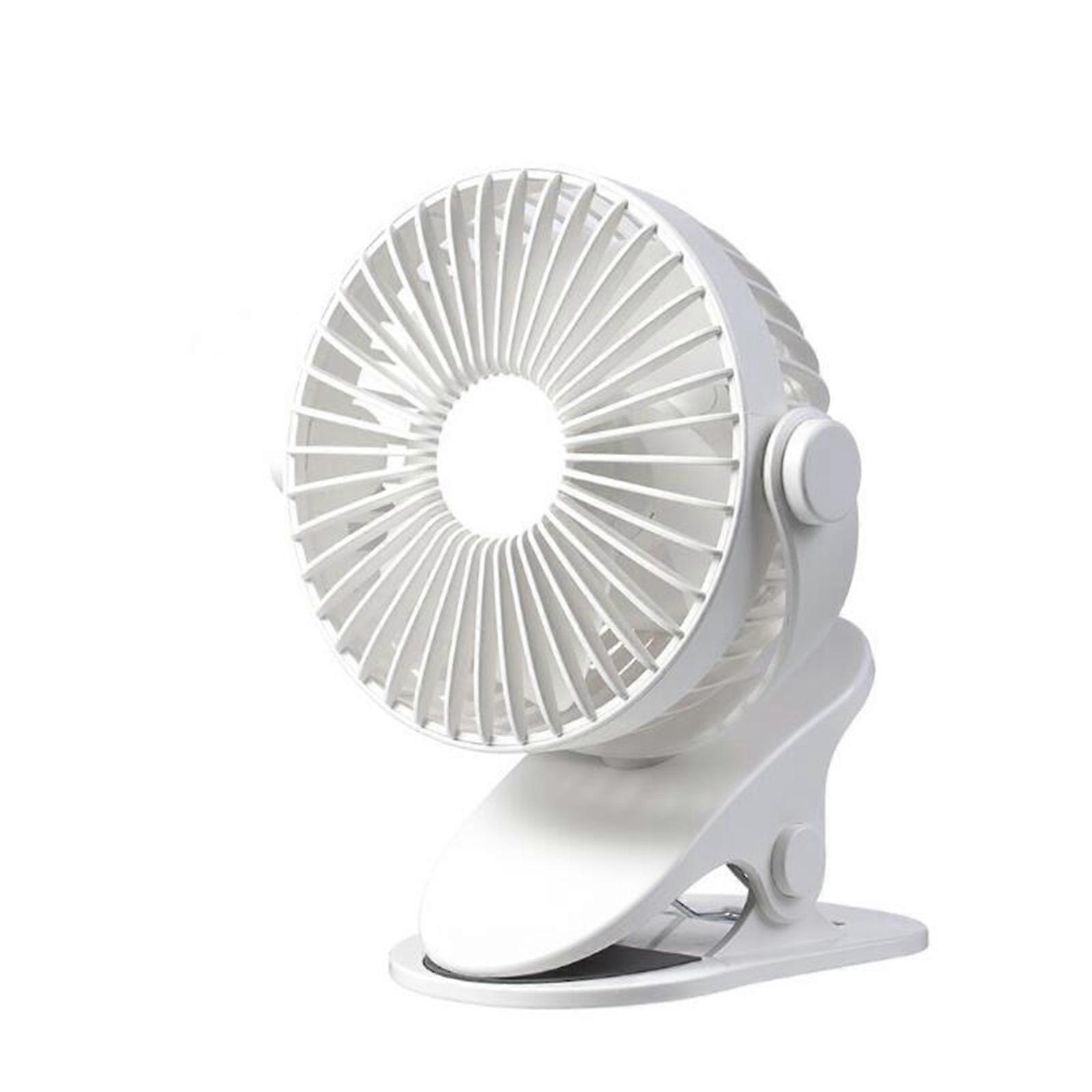 Desk Fan Small Table Strong Airflow Quiet Operation Portable Speed Adjustable