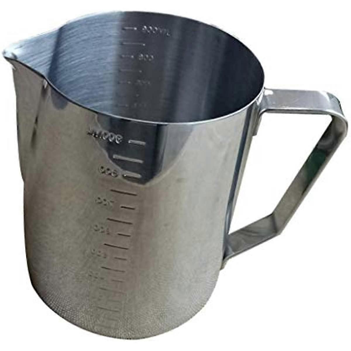 Lelestar Multi-Purpose 550900ml Stainless Steel Candle Making Pitcher Frothing Cup Milk Frothing Pitcher Creamer Frothing Pitcher Measurements on Both