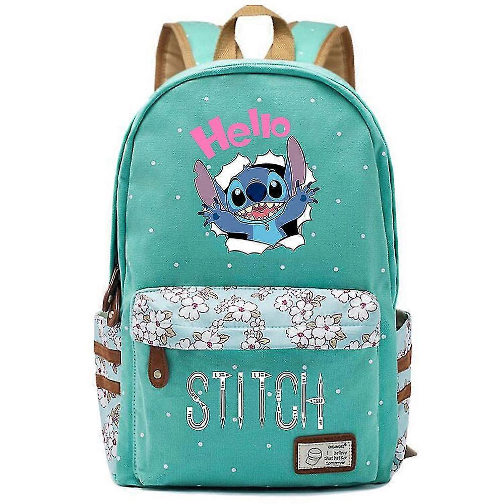 New Kawaii Disney Stitch Boy Girl Kids School Book Bags Women Bagpack Teenagers Schoolbags Canvas Travel Laptop Backpack