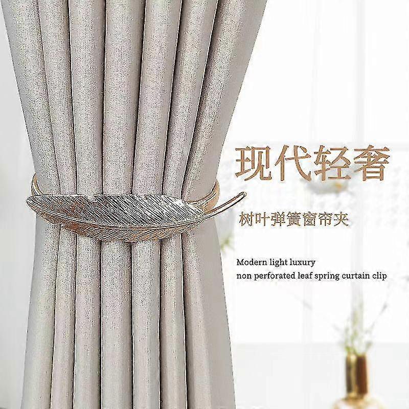 New Elastic Curtain Tiebacks, Gold Deer