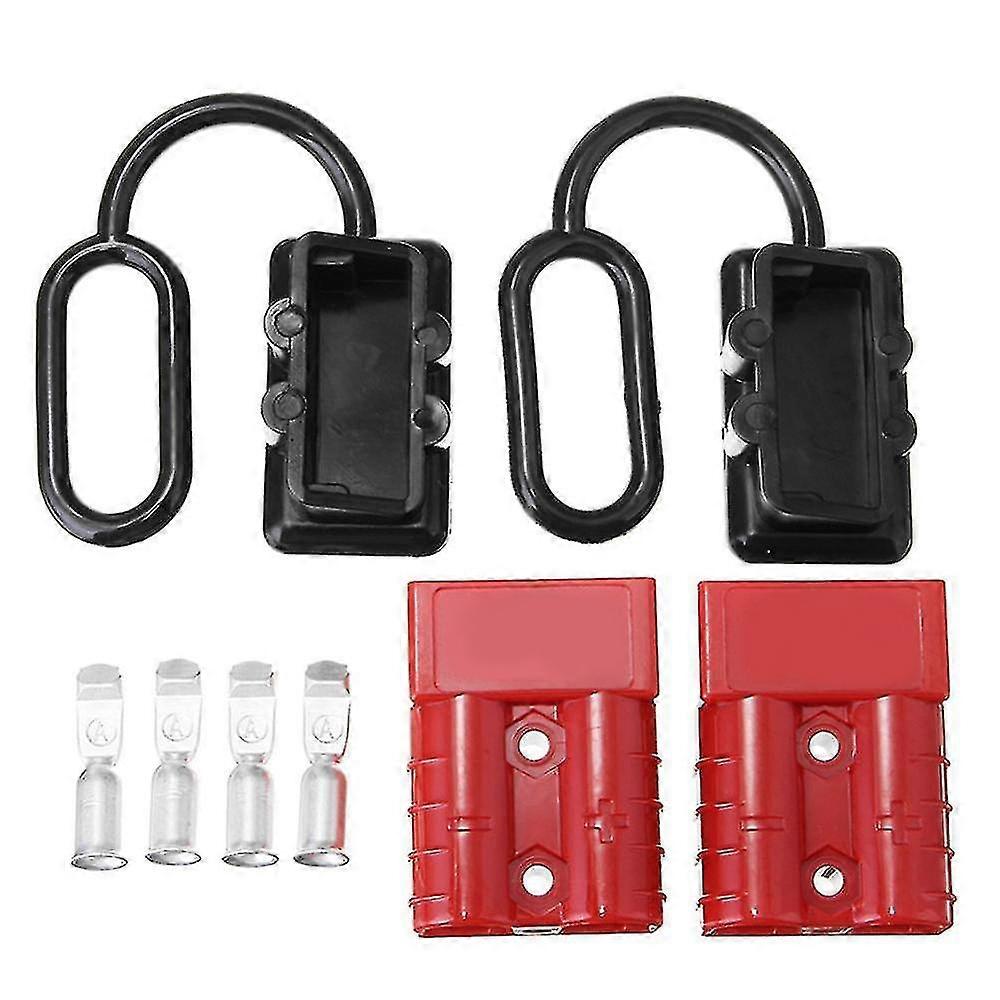 600v 50a Battery Trailer Quick Charge Plug2set-red