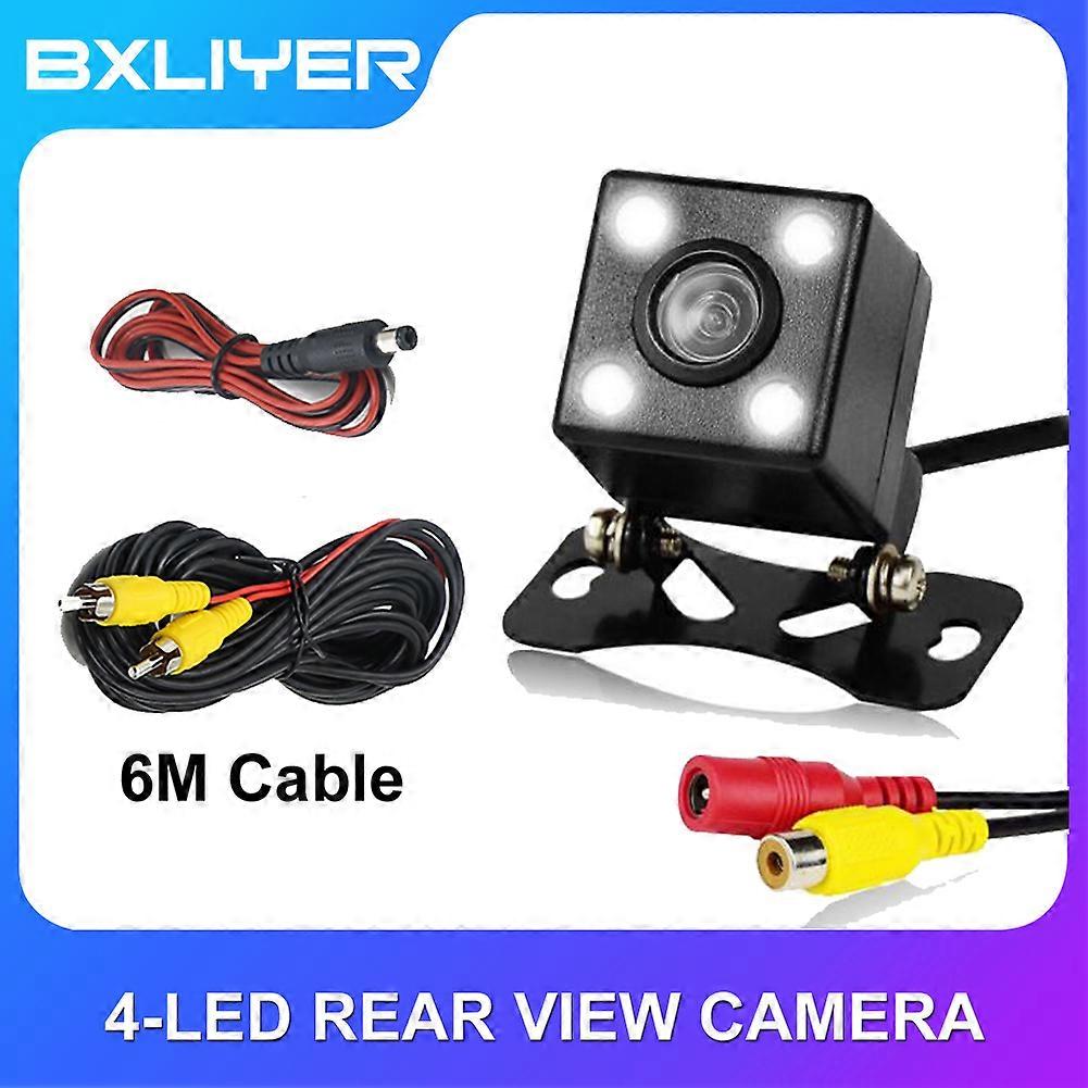 NEW Car Rear View Camera HD Rear View Video Vehicle Camera Backup Reverse Camera 4 LED Night Vision Parking Camera Wide Angle