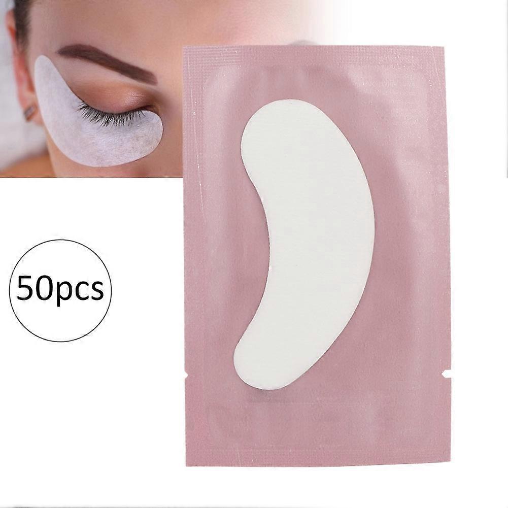 50pcs Eyelash Grafting Isolation Pad Makeup Eyelash Extension Patch Sticker
