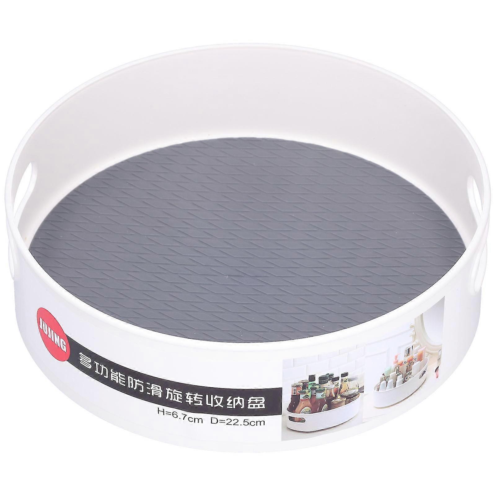 Rotating Fruit Storage Box with Open Handle - Dining Table Organizer Rack