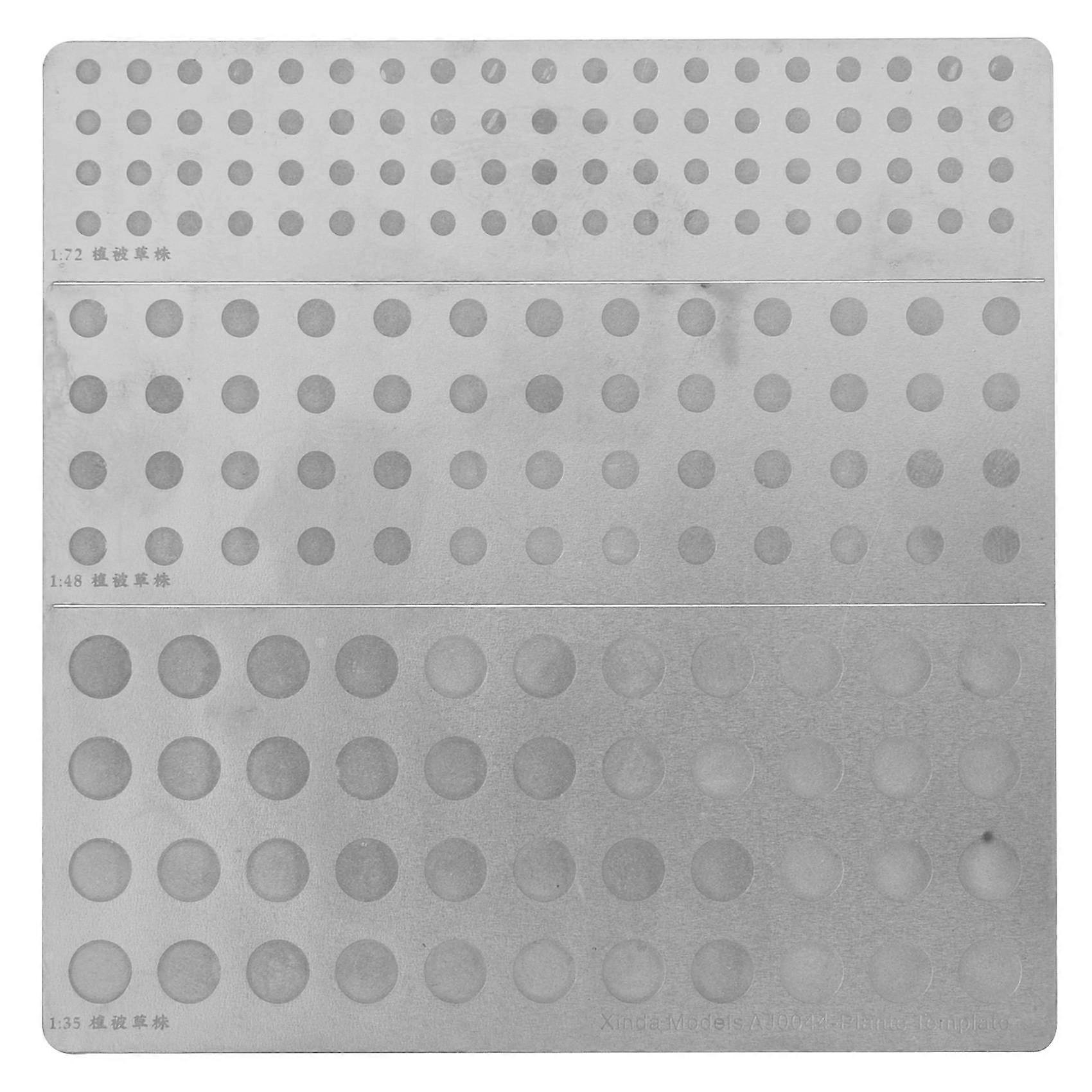1/72 1/48 1/35 Scale Static Grass Planting Template Tool for Electrostatic Flock Applicator Scene S