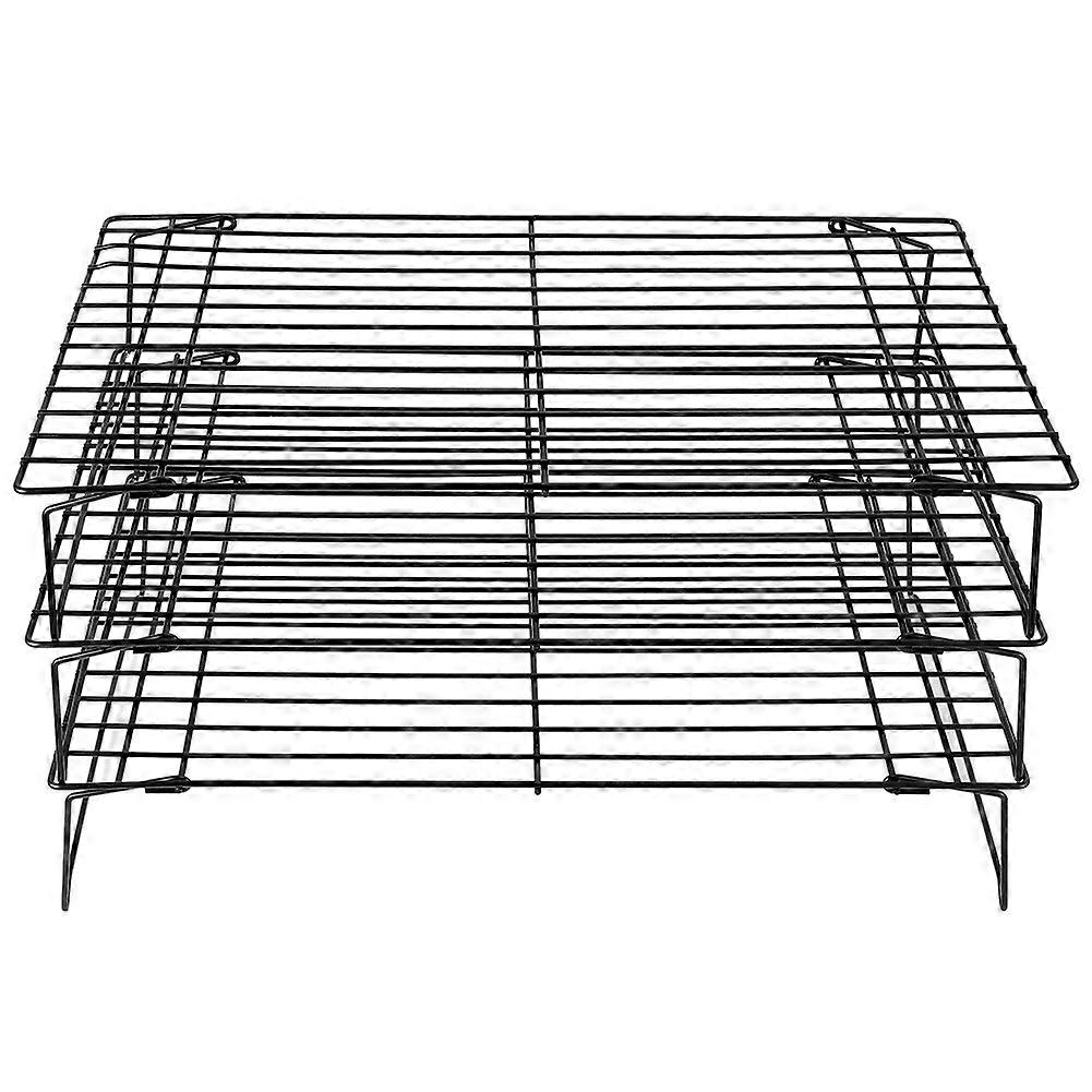 3Layer Folding Cooling Rack Baking Tools Cake Stand BBQ Grill Household Supplies