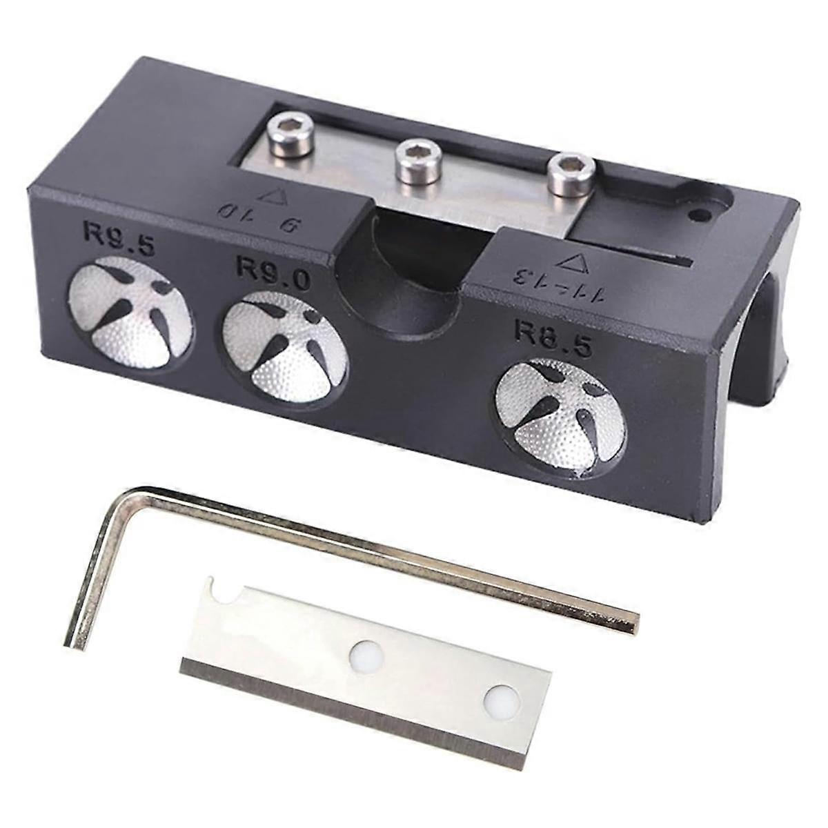 Upgraded Aluminum Pool Cue Tip Repair Tool, Pool Cue Accessories, Used to Replace and Shape Pool Cue Tips
