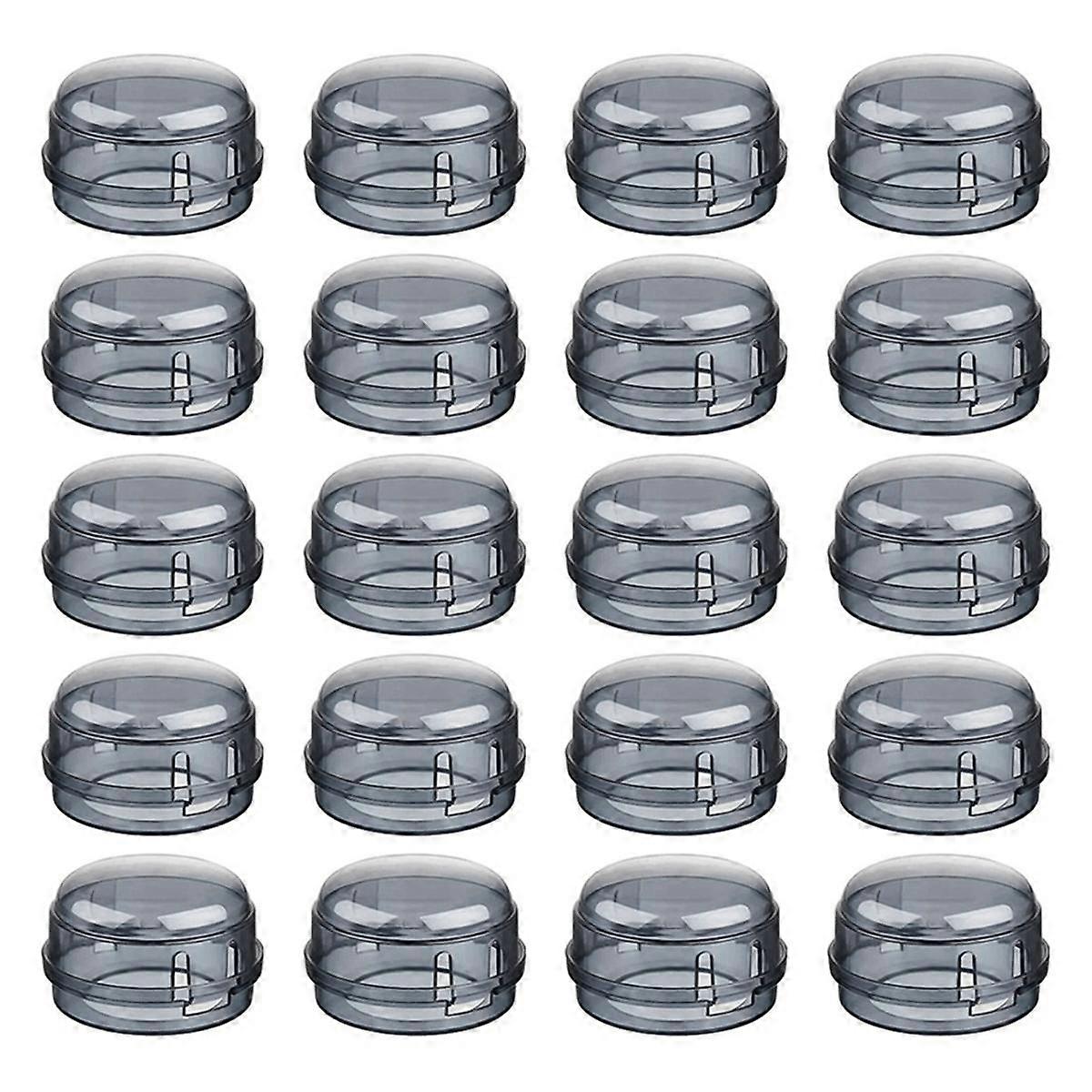 20 st. brytarskydd kök säkerhetsskydd kokkärl sköld skydd lås spis plast spis knoppskydd