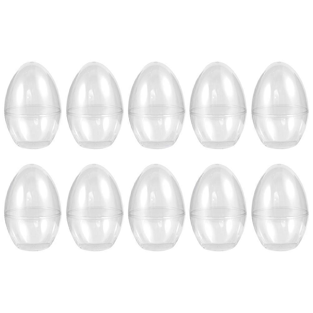 10PCS Easter Egg Shaped Candy Boxes Gift Package Boxes Festival Candy Cases