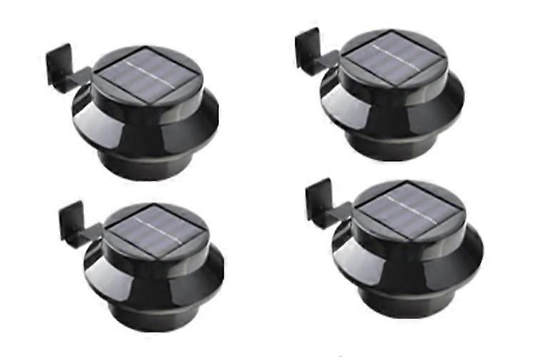 4-Pack Outdoor Solar Gutter Lights