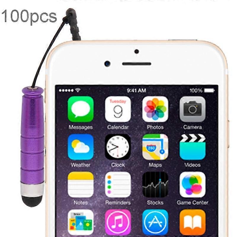 100 PCS Mini Capacitive Stylus Pen for iPhone / iPad