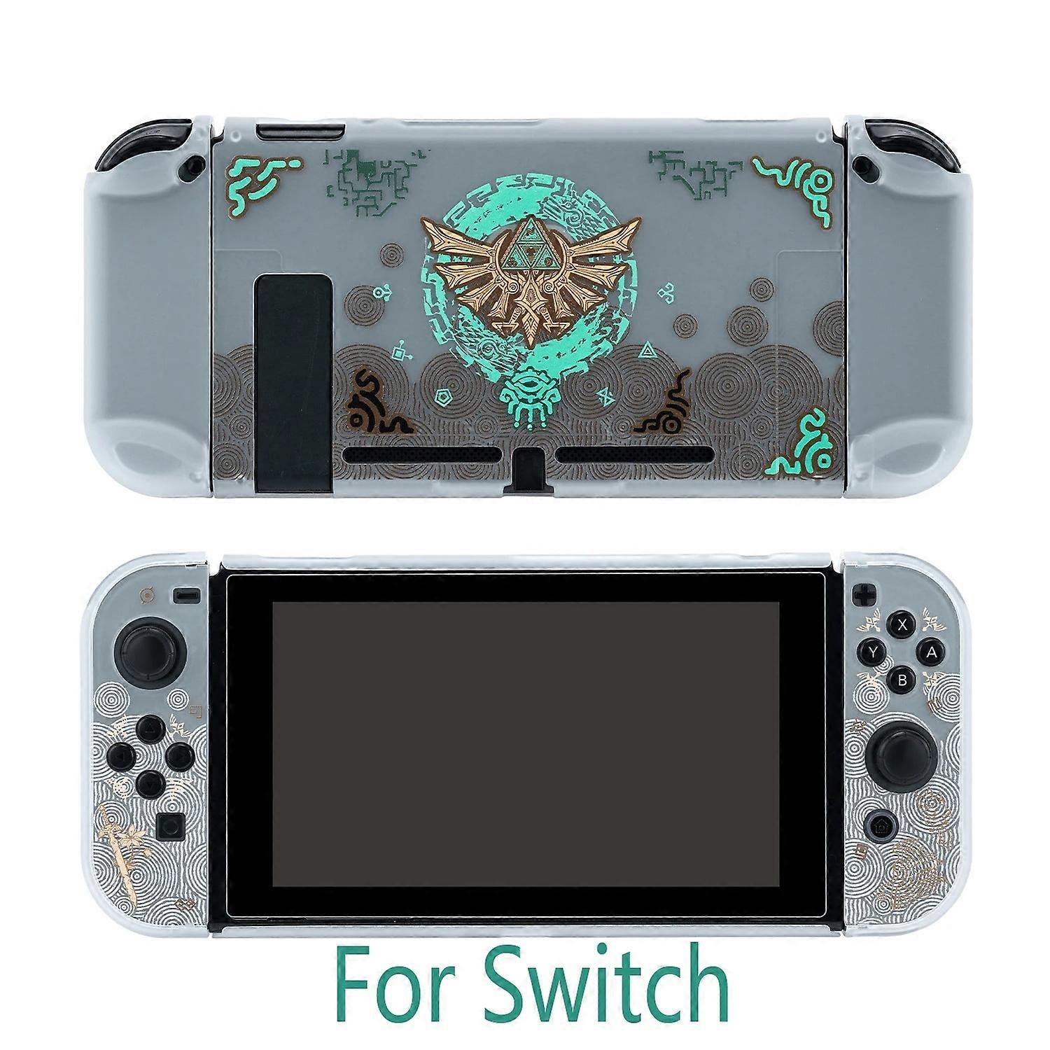 Matte Transparent Hard Cover Crystal Shell Full Protector For Nintendo Switch/NS Oled Joy-Con Controller Protective Skin Case
