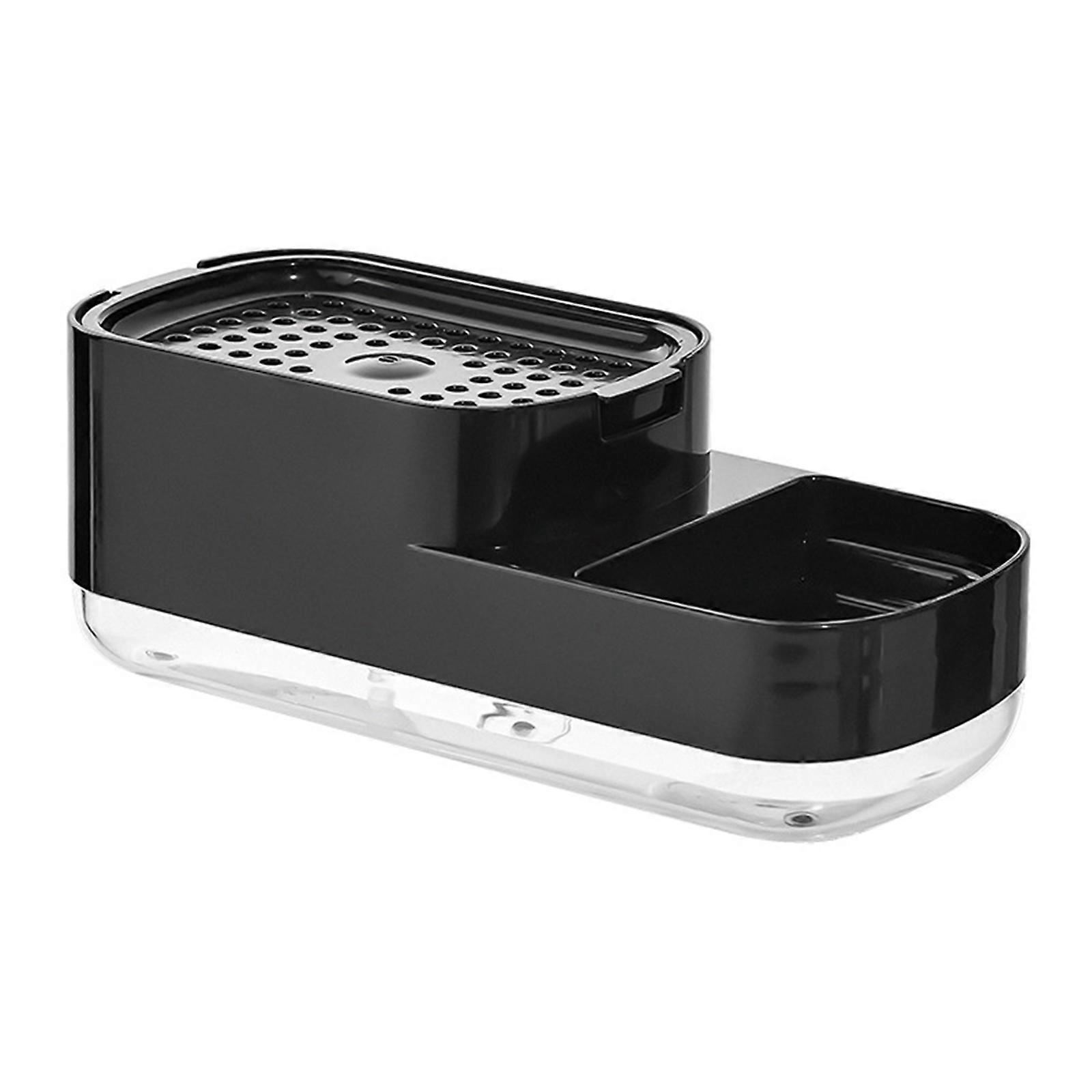 Kitchen Soap Dispenser Push One Hand Soap Pump Automatic Liquid Dispenser Kitchen Dish Brush