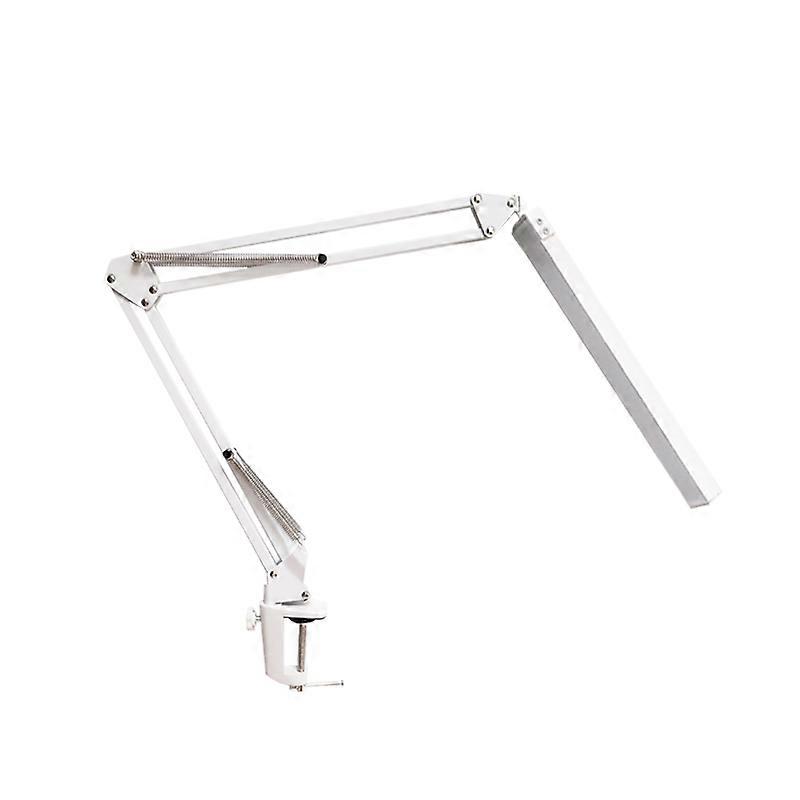 Metal Folding LED Lamp with Light Clamp, Long Arm, Dimmer, Available in 3 Colors, Ideal for Living Room, Reading or Computers