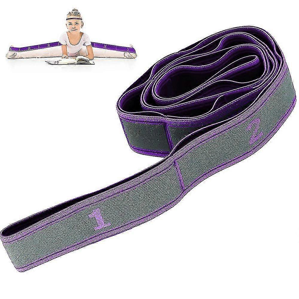 Yoga Strap, Stretching Strap With Loops Compatible With Flexibility, Multi-loop Tw